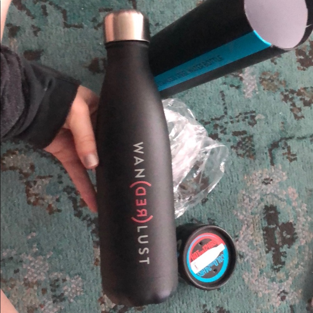 Swell Wanderlust Yoga Water Bottle, Project Red